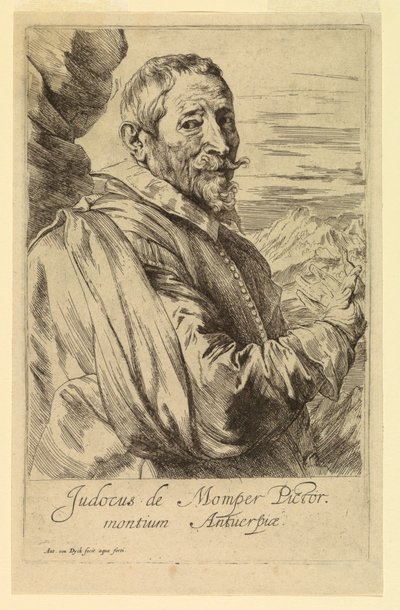 男性の王子のアイコンからのジョス・ド・モンペルの肖像 作： Anthony van Dyck