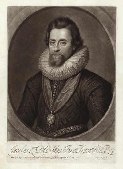 ジェームズ1世の肖像 作： Anthony van Dyck