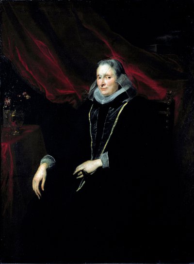 ルイジア・カッタネオ・ジェンティーレの肖像 アントニー・ヴァン・ダイク（1599-1641）による絵画 1621年頃 日。147x112 cm ストラスブール、Musee des Beaux Arts 作： Anthony van Dyck