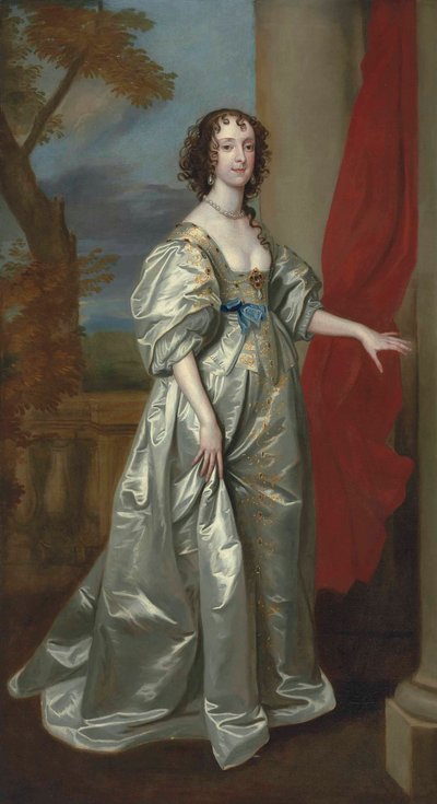 トーマス・キャリー夫人マーガレット・スミス、後のエドワード・ハーバート夫人（1606-1678）の肖像画 作： アンソニー・ヴァン・ダイク