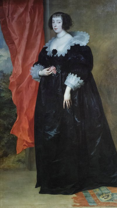 Retrato de Margarida de Lorena, duquesa de Orleans (?) 作： Anthony van Dyck