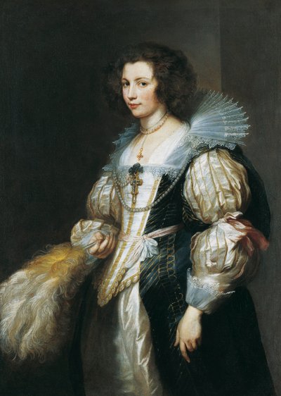 マリア・ルイ・ド・タシス（1611-1638）の肖像、大祭司アントワーヌ・ド・タシスの娘 作： アンソニー・ヴァン・ダイク