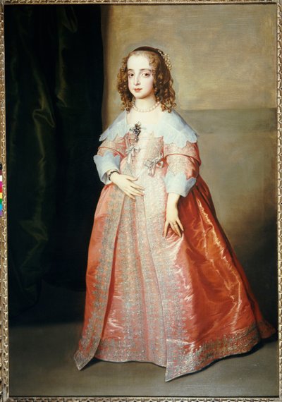 メアリーの肖像、ロイヤル王女、1641年頃 作： Anthony van Dyck