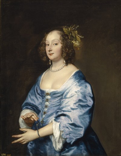 メアリーネルースベン、レディファンダイクの肖像 作： Anthony van Dyck
