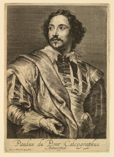 Icons Princes of Men からの Paulus Pontius の肖像 作： Anthony van Dyck