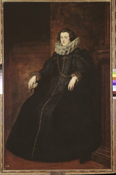 ポリチェーナ スピノーラの肖像 作： Anthony van Dyck