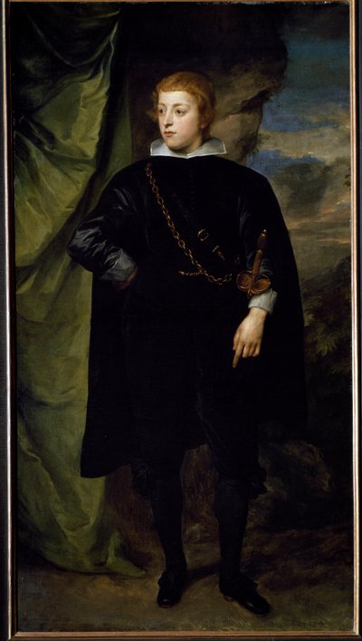カール・ルートヴィヒ・フォン・デア・ファルツ王子の肖像 作： Anthony van Dyck
