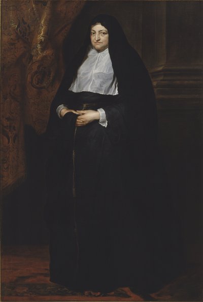 イザベラクララユージニア王女の肖像、1628年頃 作： Anthony van Dyck