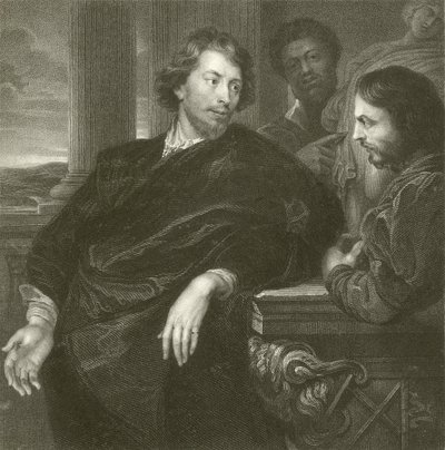 ルーベンスの肖像 作： Anthony van Dyck