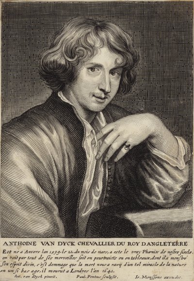 アンソニー・ファン・ダイク卿の肖像 作： Anthony van Dyck