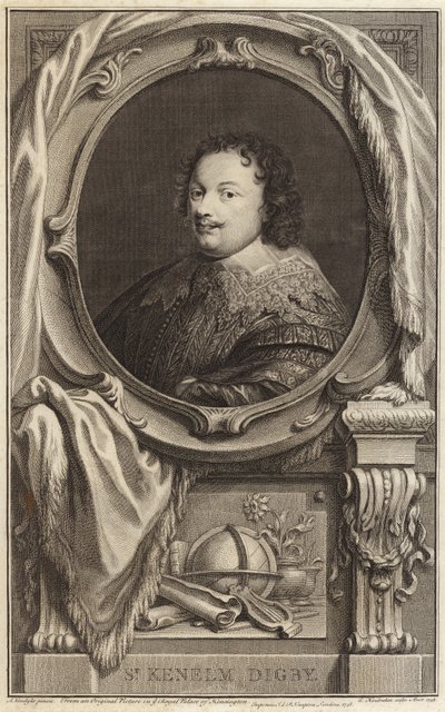 ケネルム・ディグビー卿の肖像 作： Anthony van Dyck