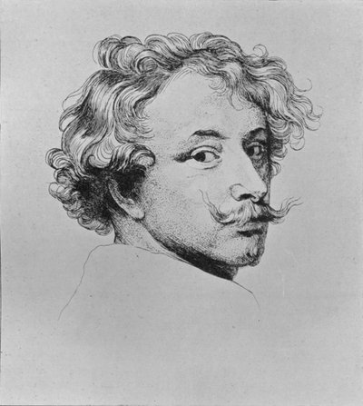 ヴァンダイクの肖像、1635年 作： Anthony van Dyck