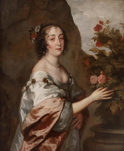 女性の肖像 作： Anthony van Dyck