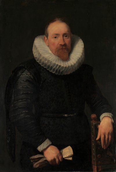 男の肖像、ca。 1618年。 作： Anthony van Dyck