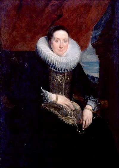 女性の肖像（124365も参照） 作： Anthony van Dyck