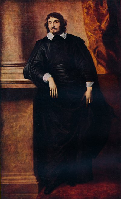 アッベ・スカグリアの肖像、1634年 作： Anthony van Dyck