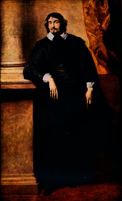 アッベ・スカグリアの肖像、1634年 作： Anthony van Dyck