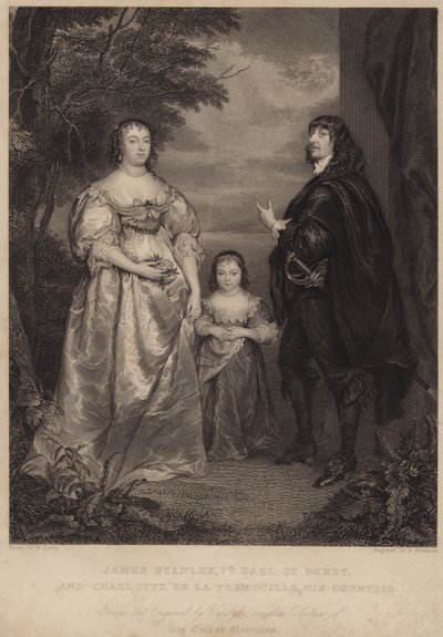 ダービー伯爵とダービー伯爵夫人の肖像 作： Anthony van Dyck