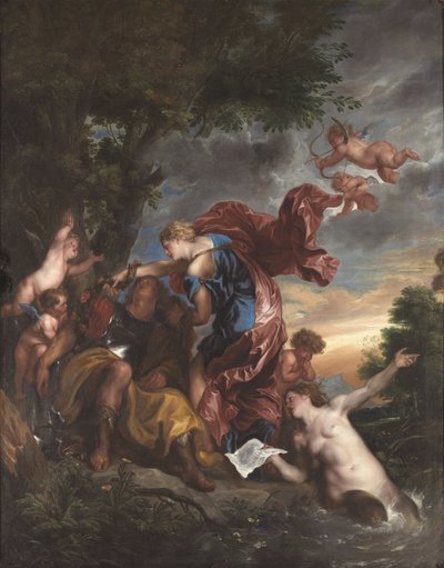 リナルドとアルミーダ 作： Anthony van Dyck