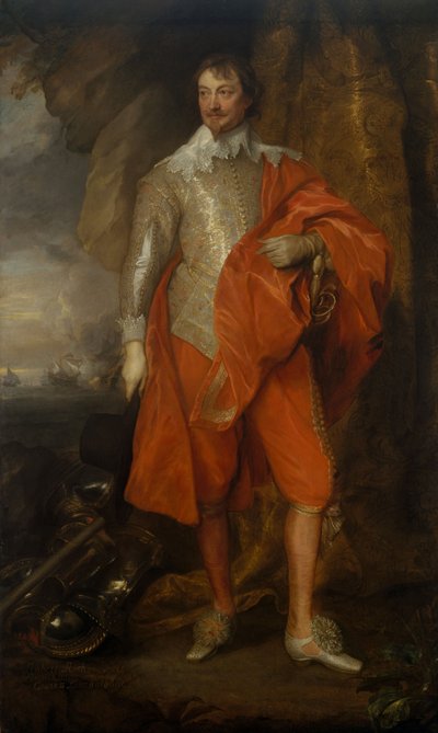 ロバート・リッチ、ワーウィック第二伯爵、1632-35年頃（キャンバスに油彩） 作： Anthony van Dyck