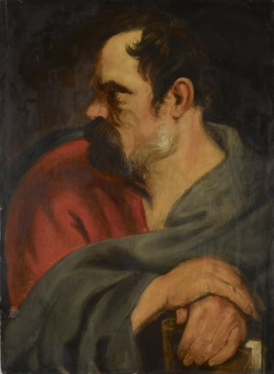 聖マティアス、1619年頃 作： Anthony van Dyck