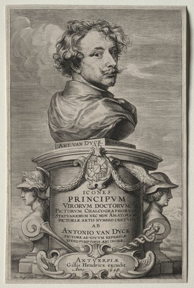 自画像 作： Anthony van Dyck