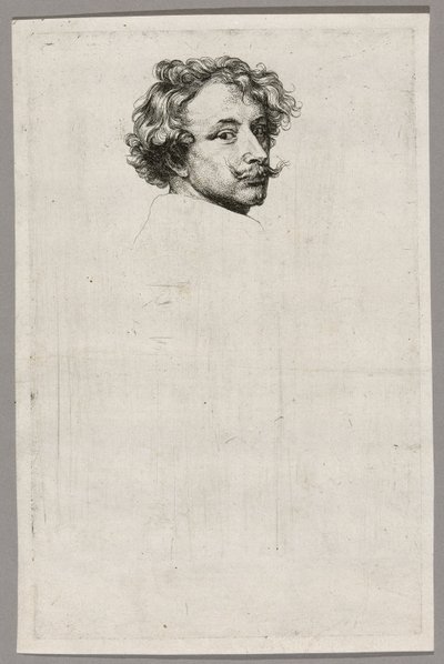 自画像 作： Anthony van Dyck