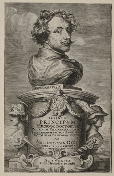 自画像 作： Anthony van Dyck