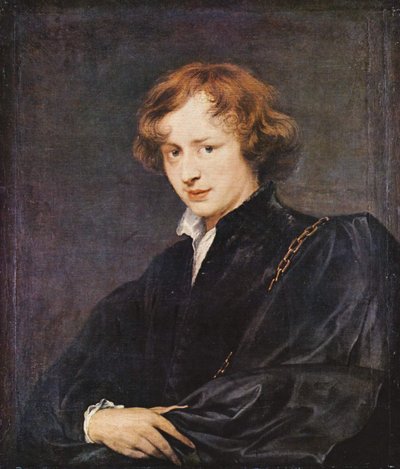 自画像 作： Anthony van Dyck