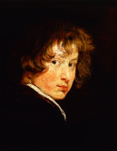 16歳の時のセルフポートレイト 作： Anthony van Dyck