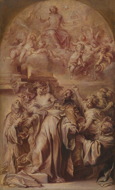 聖アウグスティヌスの恍惚 作： Anthony van Dyck