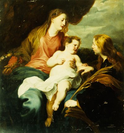 聖家族、 作： Anthony van Dyck