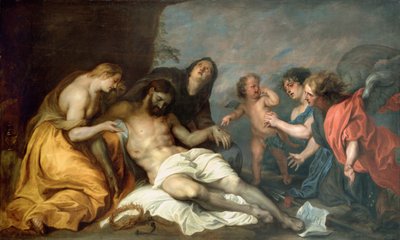 キリストを悼む、1633-1640年頃 作： Anthony van Dyck
