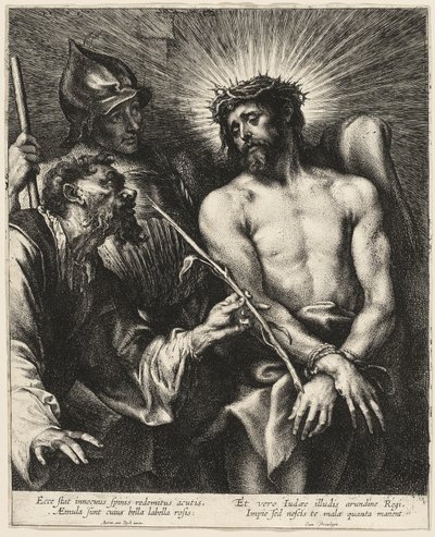 キリストに捧げられた葦 作： Anthony van Dyck