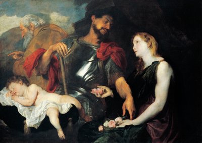 アンソニー・ヴァン・ダイクの「人間の3つの時代」。 作： Anthony van Dyck