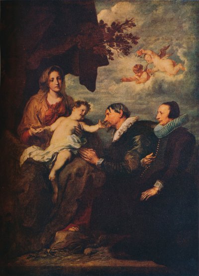 寄付者の聖母、c1630 作： Anthony van Dyck