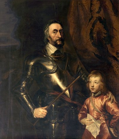 トーマスハワード、アランデル伯爵、彼の息子のマルトラヴァース卿 作： Anthony van Dyck