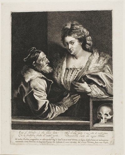 ティツィアーノと愛人 作： Anthony van Dyck