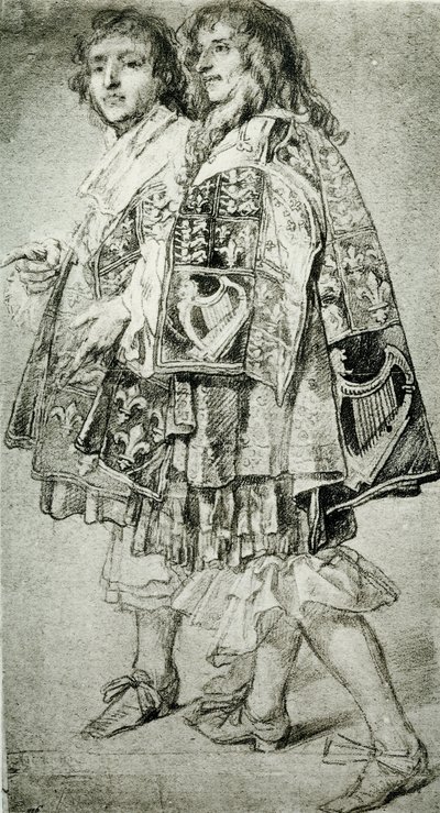 2つの紋章 作： Anthony van Dyck