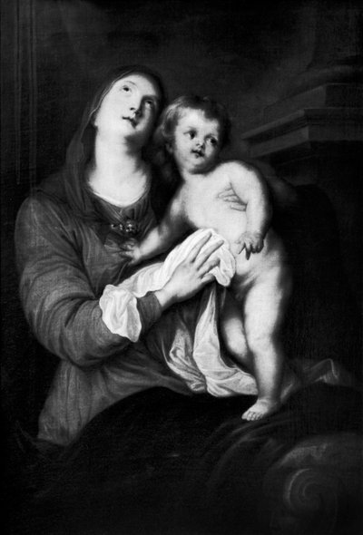 聖母子 作： Anthony van Dyck