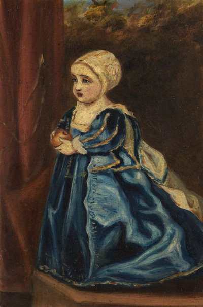 チャールズ1世の娘、王女の肖像 作： Anthony van after Dyck