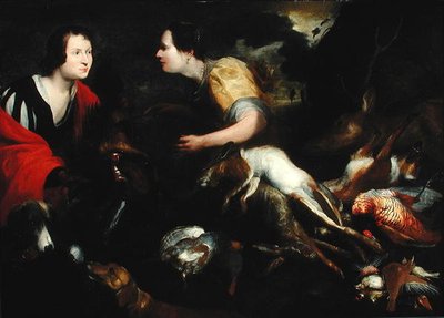 アタランタとメリアガー 作： Anthony van Dyck