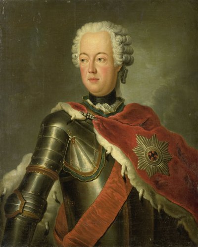 アウグスト・ヴィルヘルムの肖像 作： Antoine (after) Pesne