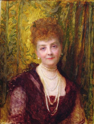 メラニードブシエール、プールテール伯爵夫人、1897年 作： Antoine Auguste Ernest Herbert or Hebert