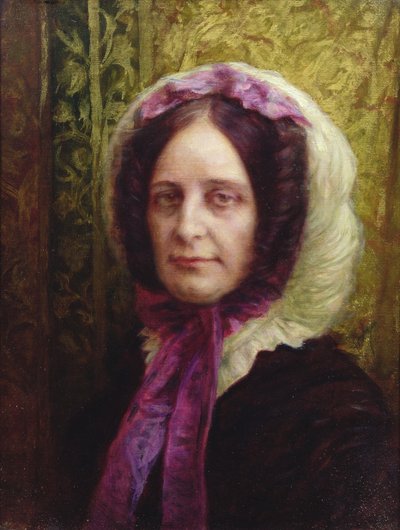 ヴィルガイの男爵夫人の肖像 作： Antoine Auguste Ernest Herbert or Hebert