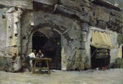 ローマ、ダークショップ 作： Antoine Auguste Ernest Herbert or Hebert