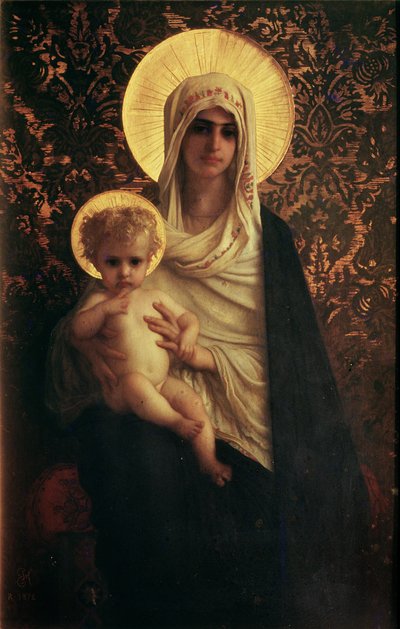 聖母子、1872 作： Antoine Auguste Ernest Herbert or Hebert