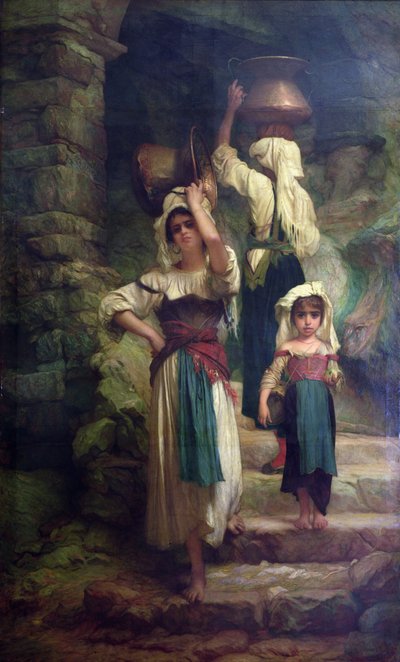セルヴァーラの女たち、1858 作： Antoine Auguste Ernest Herbert or Hebert
