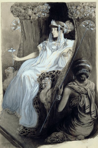 ピエール・ルイスによるアフロディーテの絵、1896 作： Antoine Calbet