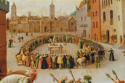 1535年のトーマスモア卿の処刑 作： Antoine Caron